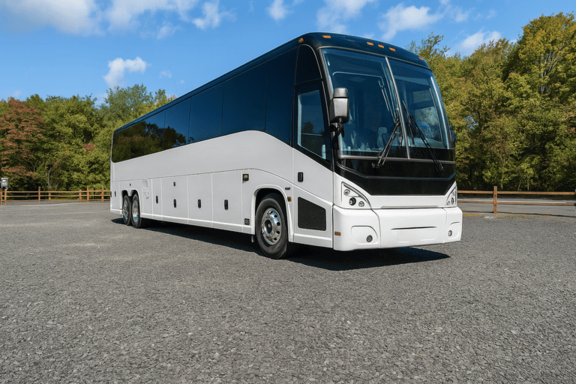Charleston Shuttle Bus Rentals 56 Passenger Shuttle Bus