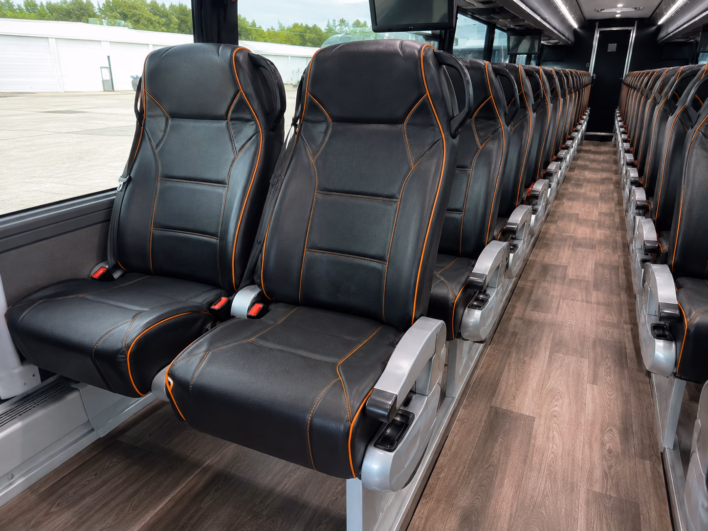 charleston construction and film crew shuttle buses